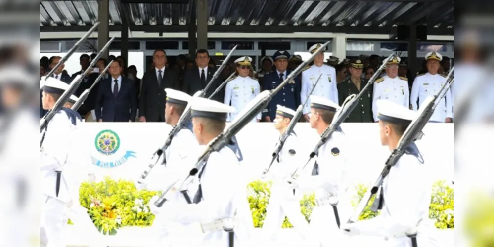 Mensagem do presidente foi lida pelo cerimonial do evento, já que Bolsonaro optou por não discursar aos presentes