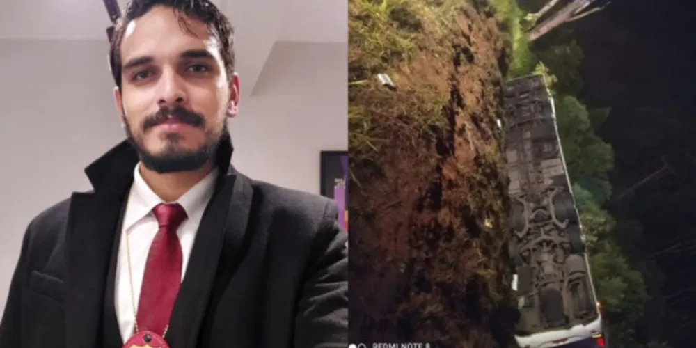 Delegado de Teixeira Soares, Wesley Vinícius Gonçalves da Silva, prestou esclarecimentos  sobre o acidente para o portal aRede