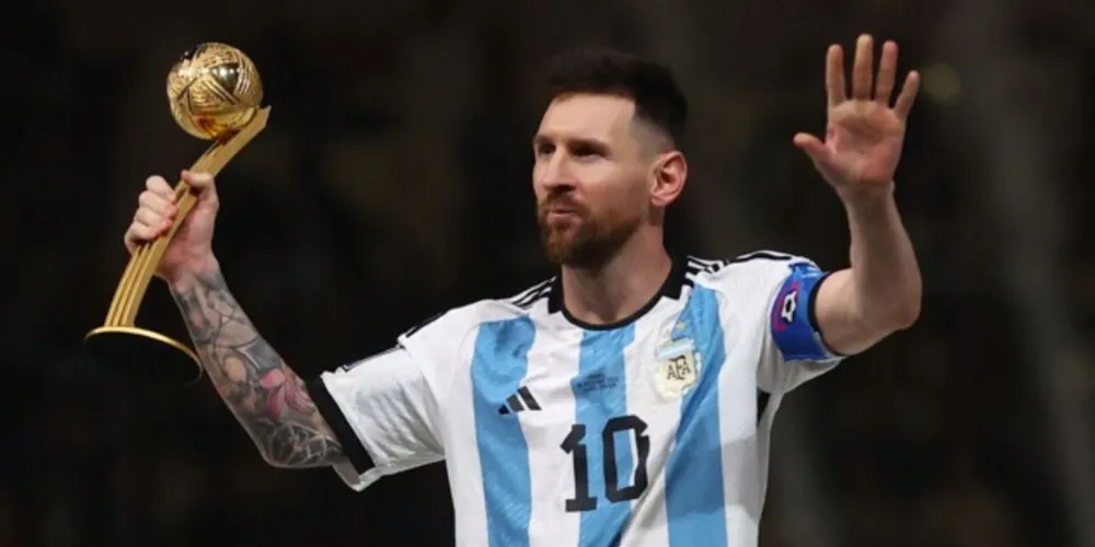 Messi foi eleito o melhor jogador da Copa no Catar