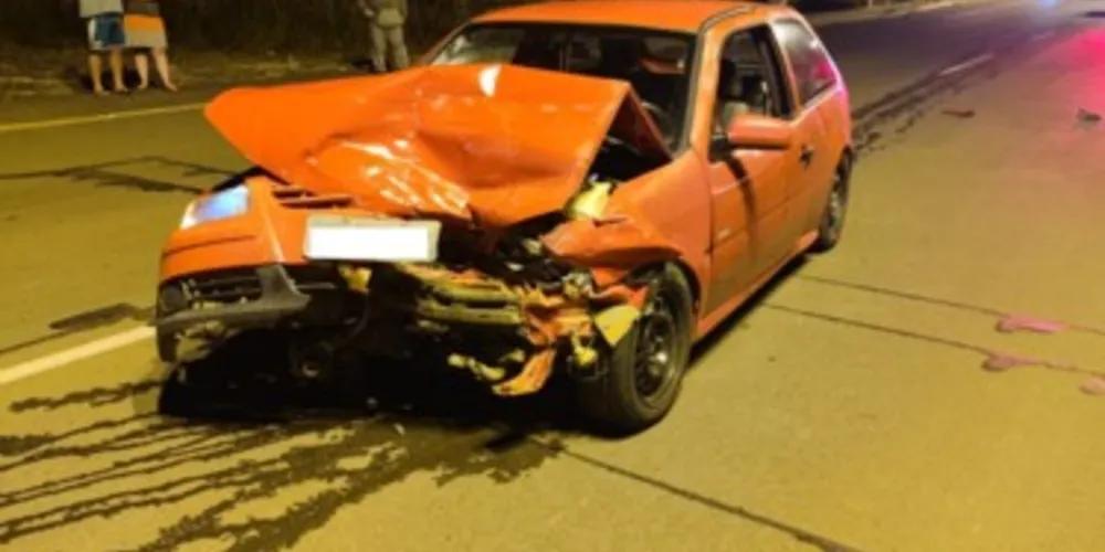 Veículo Gol acabou atingindo a traseira do HB20