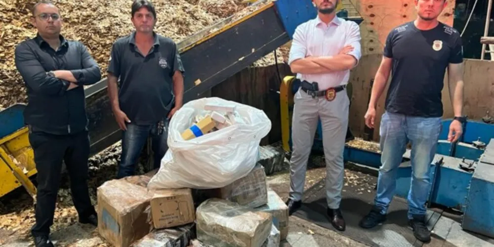 Droga foi incinerada na noite desta quarta em Teixeira Soares