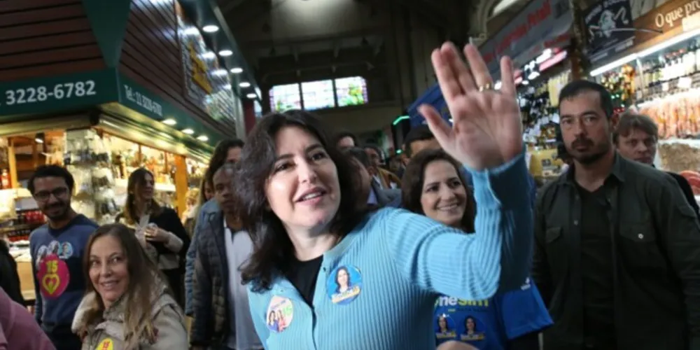 Tebet declarou apoio a Lula durante a campanha no segundo turno