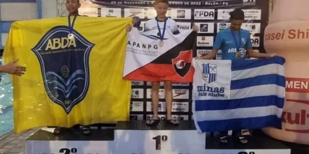 Nadador de Ponta Grossa, Felipe Kravchychyn, conquistou a medalha de ouro em Belém (PA)