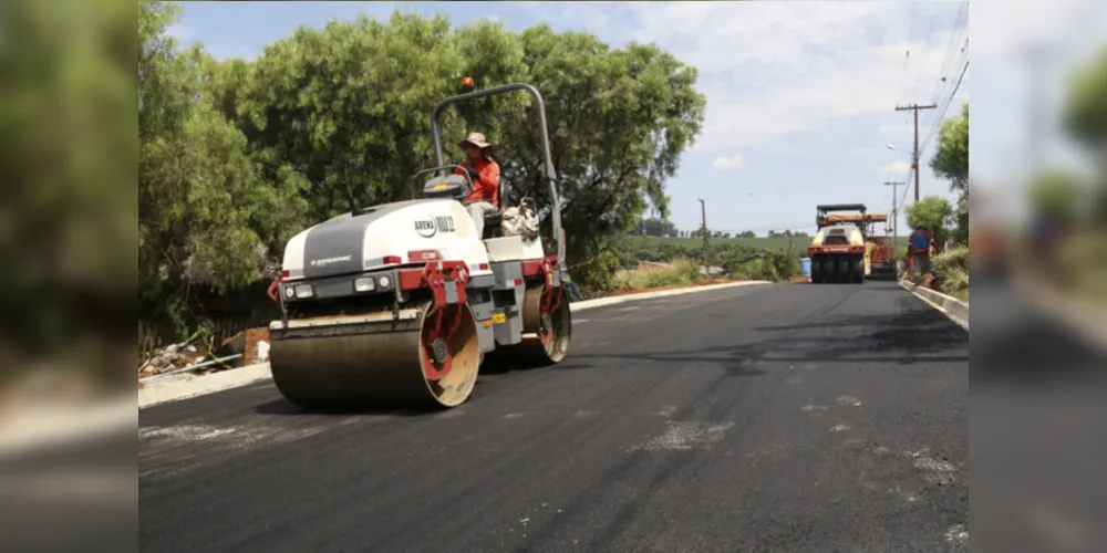 As obras fazem parte do Programa Asfalto Novo, a maior iniciativa de ampliação da infraestrutura da história do Município