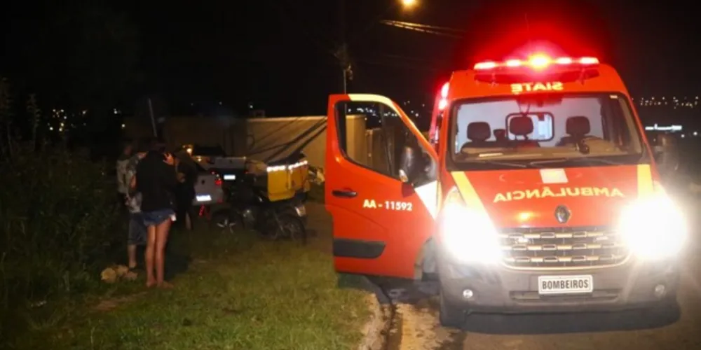 Equipe do Corpo de Bombeiros realizou os primeiros atendimentos na ocorrência