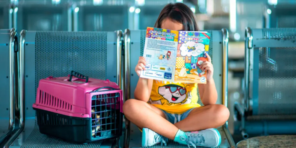 Título inédito nas estantes Pegaí conta a saga de três gatos que embarcam numa aventura pelos ares