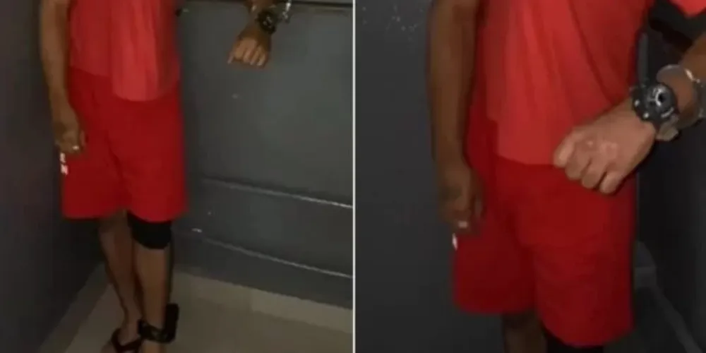 Rapaz foi preso na noite desse sábado (18)