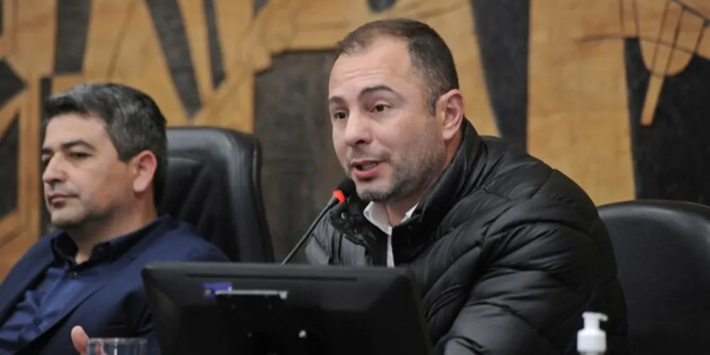 Daniel Milla Fraccaro, presidente da Câmara Municipal de Ponta Grossa.