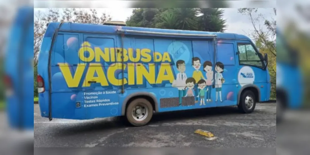 Confira a agenda do Ônibus da Vacina em Ponta Grossa