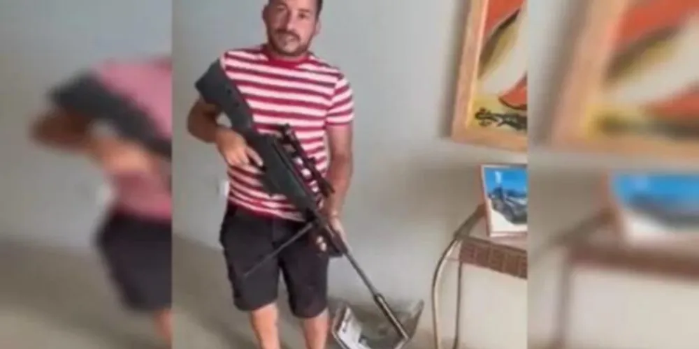 Polícia Federal apreende arma de bolsonarista que ameaçou matar Lula