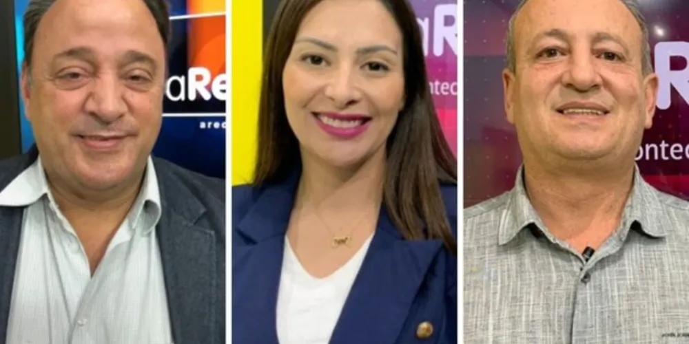 Hussein Bakri (PSD); Mabel Canto (PSDB); e Moacyr Fadel (PSD)