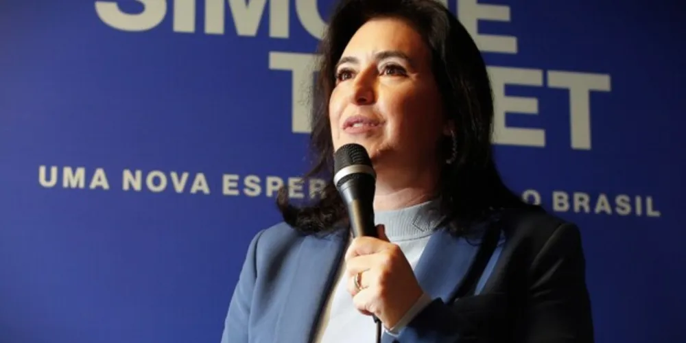 Simone Tebet (MDB) foi candidata à presidência da República na última eleição