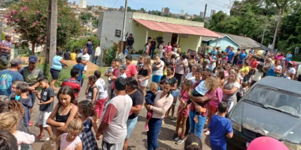 Carreta foi realizada para a entrega de todos os brinquedos