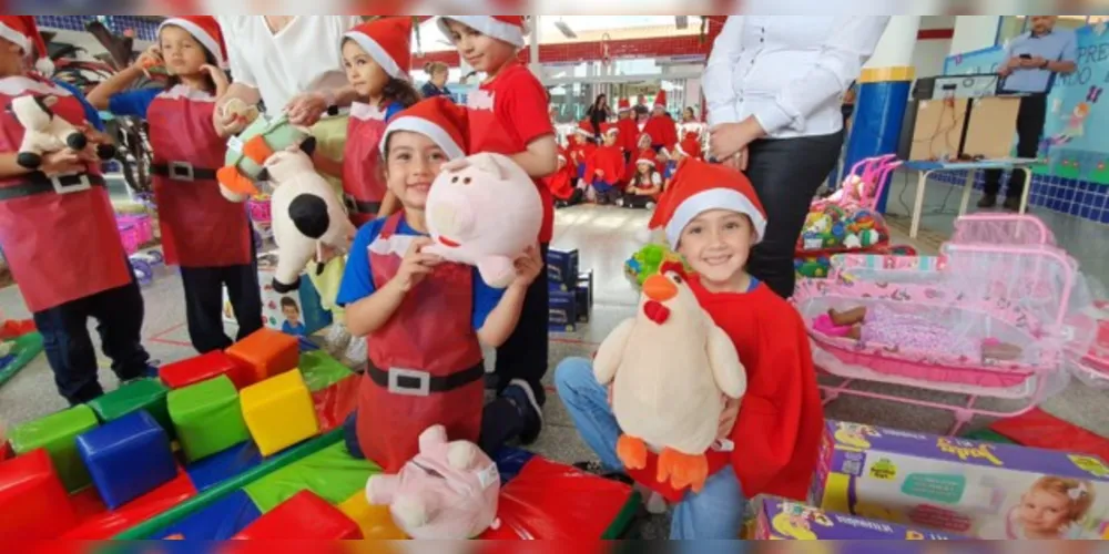 Brinquedos vão equipar a Educação Infantil do município