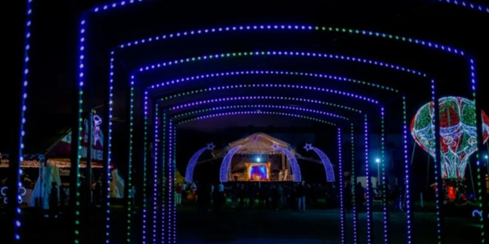 O 'Natal Encantado' está acontecendo no Jockey Clube de Ponta Grossa.