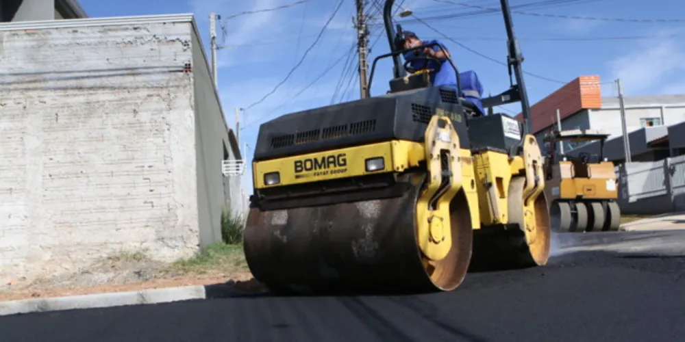 Recursos viabilizam a pavimentação de aproximadamente 70 quilômetros de ruas e estradas do Município