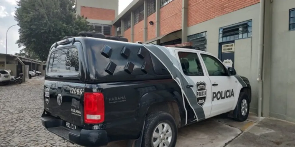 Suspeito foi encaminhado à 13ª Subdivisão Policial de Ponta Grossa