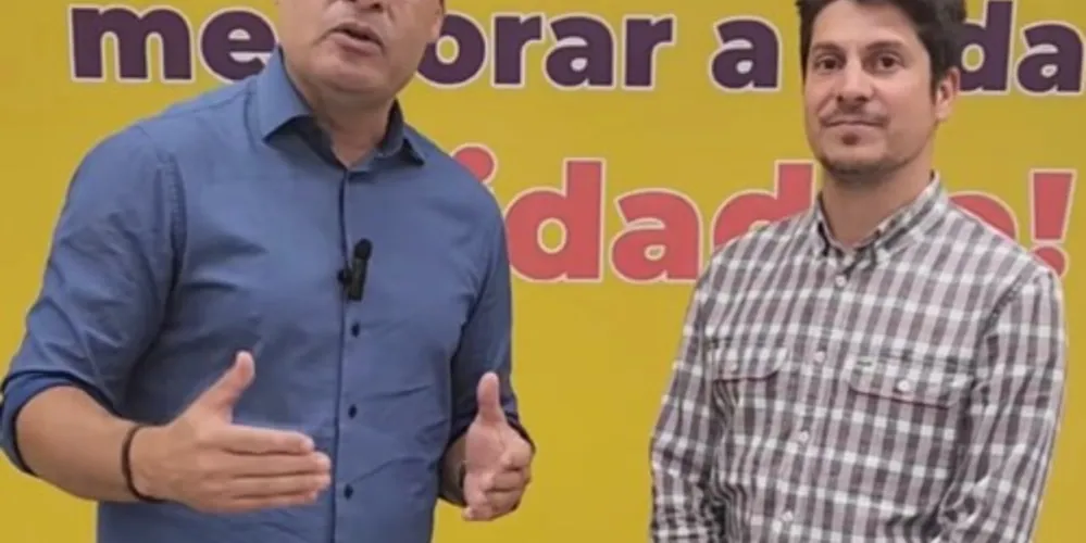 Marcelo Rangel ao lado do Médico Dr. Hélio Rubens