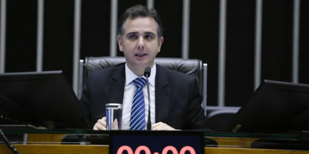 Senador Rodrigo Pacheco, presidente do Congresso Nacional