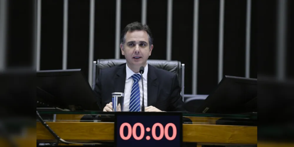 Senador Rodrigo Pacheco, presidente do Congresso Nacional