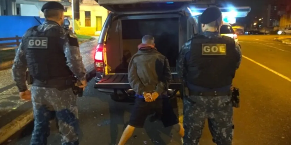 Indivíduo foi encaminhado à Penitenciária Estadual de Ponta Grossa