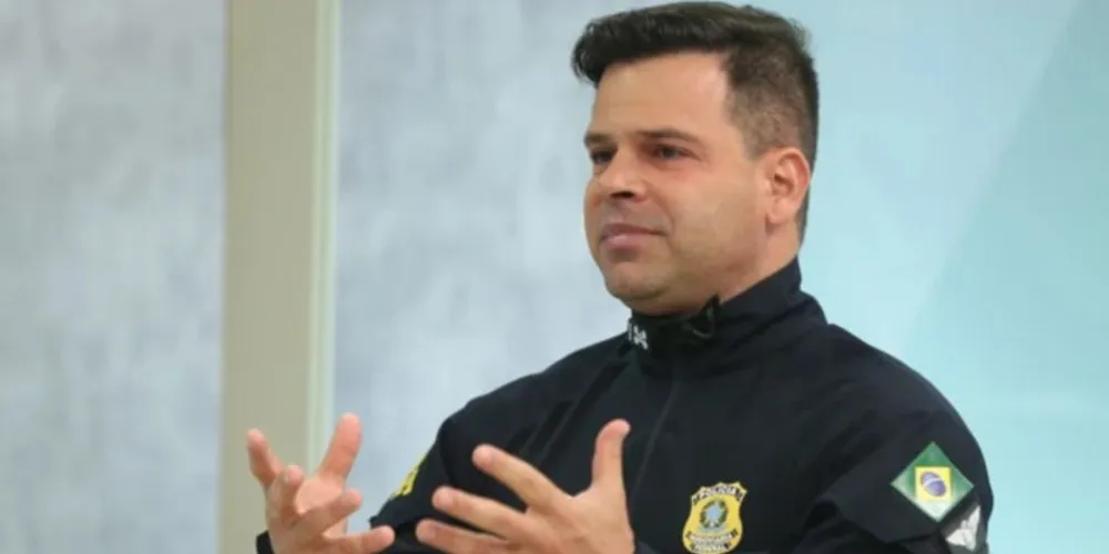 O agora ex-diretor-geral da PRF, inspetor Silvinei Vasques; foi indicado ao cargo em abril de 2021 pelo presidente Jair Bolsonaro