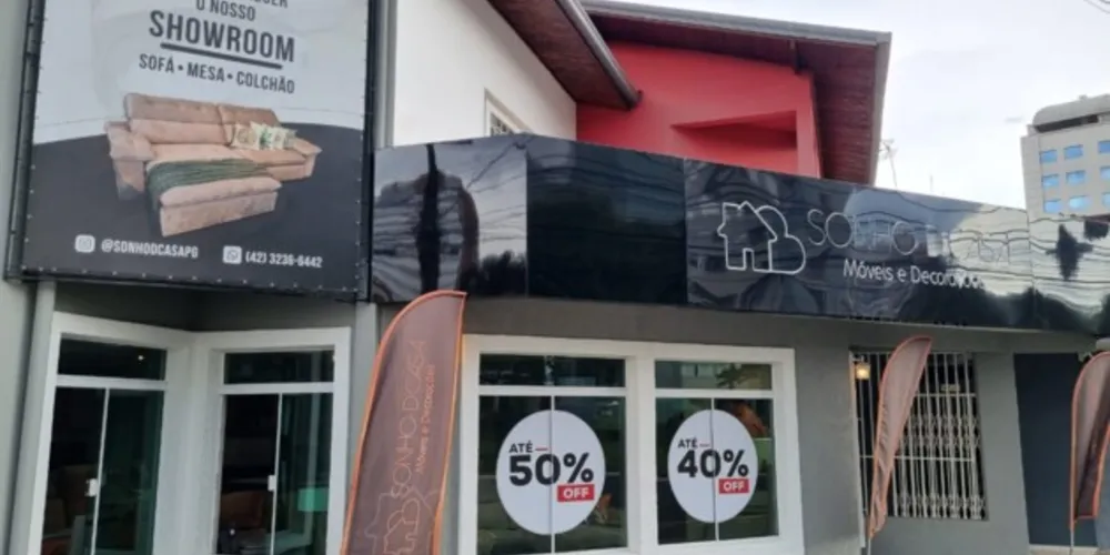 Loja fica na avenida Jacob Holzmann, 87, bairro Olarias