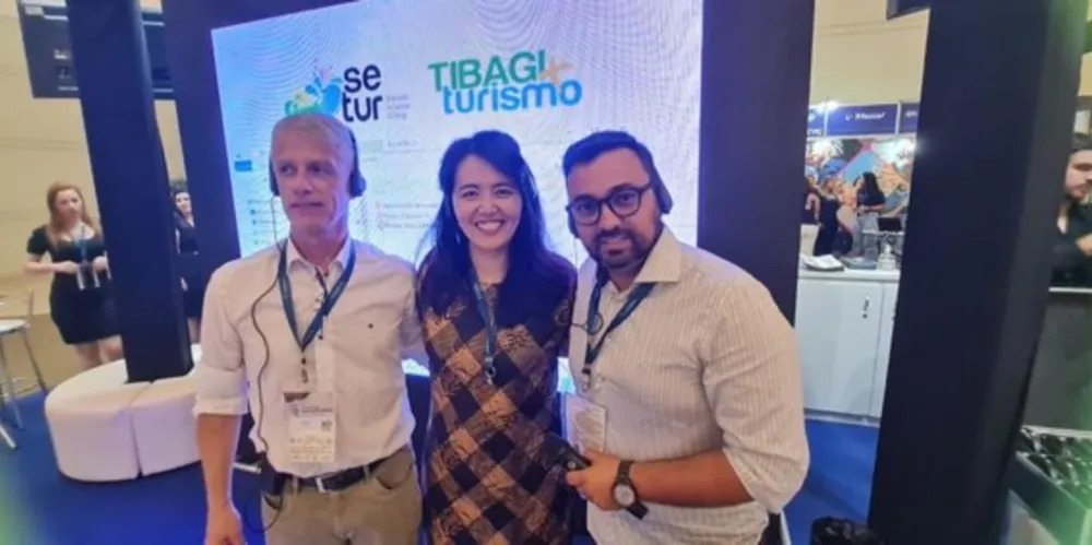 Secretário de Turismo, Rhamonn Cottar, representou o município no festival e debateu novas propostas com apoio e parcerias