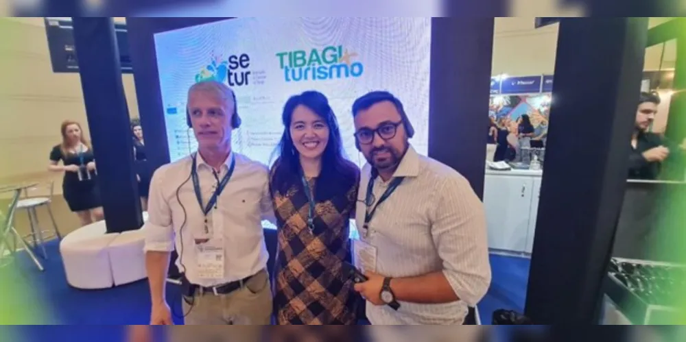 Secretário de Turismo, Rhamonn Cottar, representou o município no festival e debateu novas propostas com apoio e parcerias