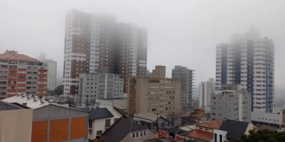 Em Ponta Grossa, a mínima esperada para este sábado é de 19°C.