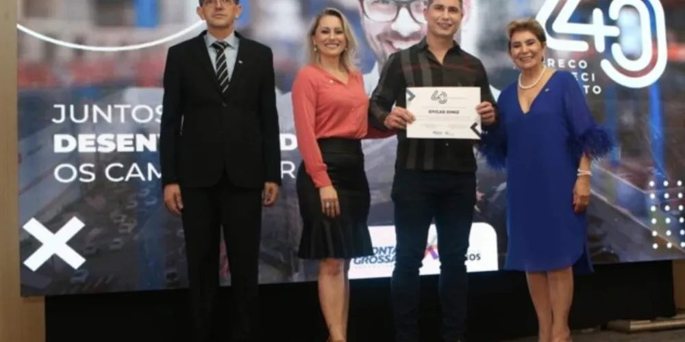 Óticas Diniz foi uma das empresas homenageadas no evento