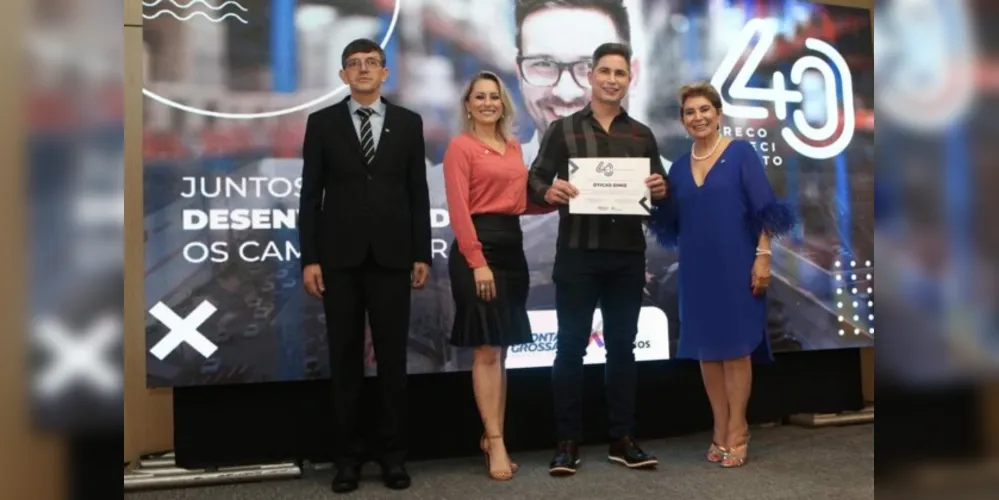 Óticas Diniz foi uma das empresas homenageadas no evento