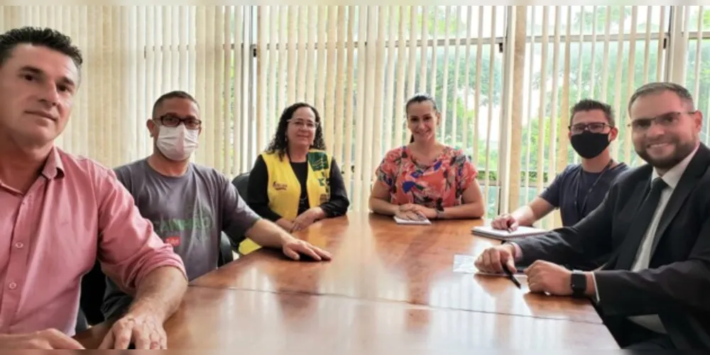 Prefeitura recebe visita da presidente do Sindacs-PR, Ondna Rodrigues Macedo