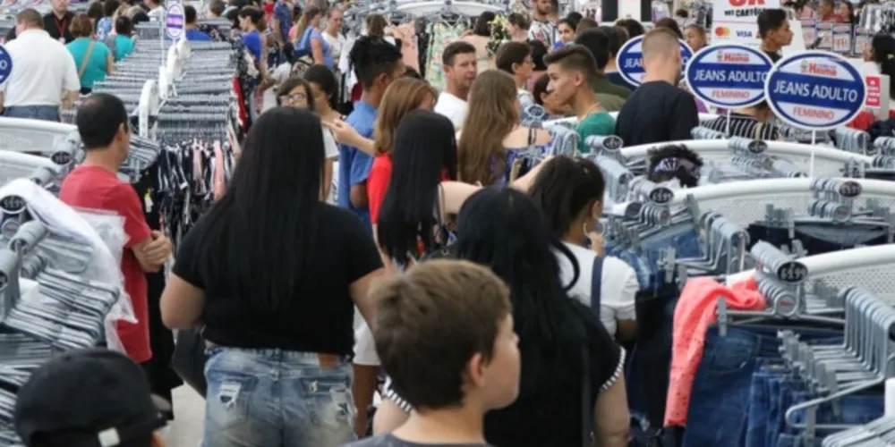 Lojas registram grande movimento nessa semana