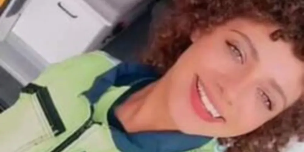 Talita Santana estava na garupa de uma motocicleta