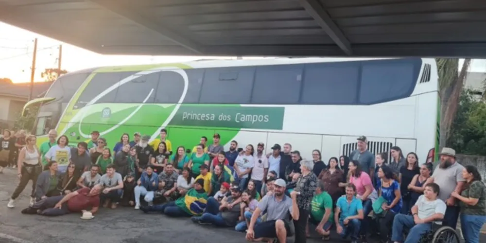 Grupo saiu de Ponta Grossa na noite de sexta-feira (6)