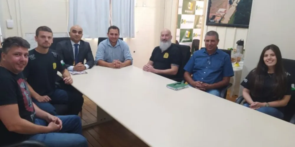 Novo delegado da comarca de Ipiranga, Dr. Juarez Mendes, e equipe se reuniram com lideranças locais nesta semana