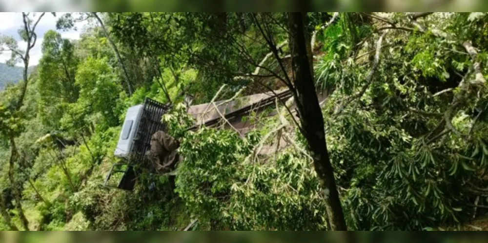 Vítima teve ferimentos moderados, foi socorrida e encaminhada para o Hospital do Rocio