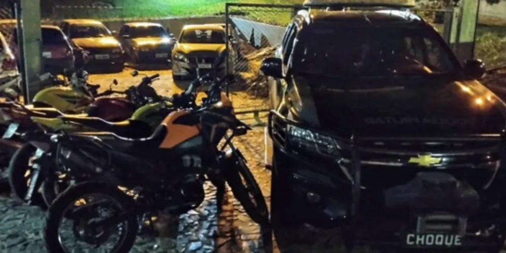 Motos furtadas foram encaminhadas ao pátio da 13ª SDP