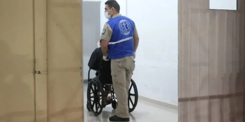 Equipes do Siate encaminharam a vítima à UPA Sant'Ana