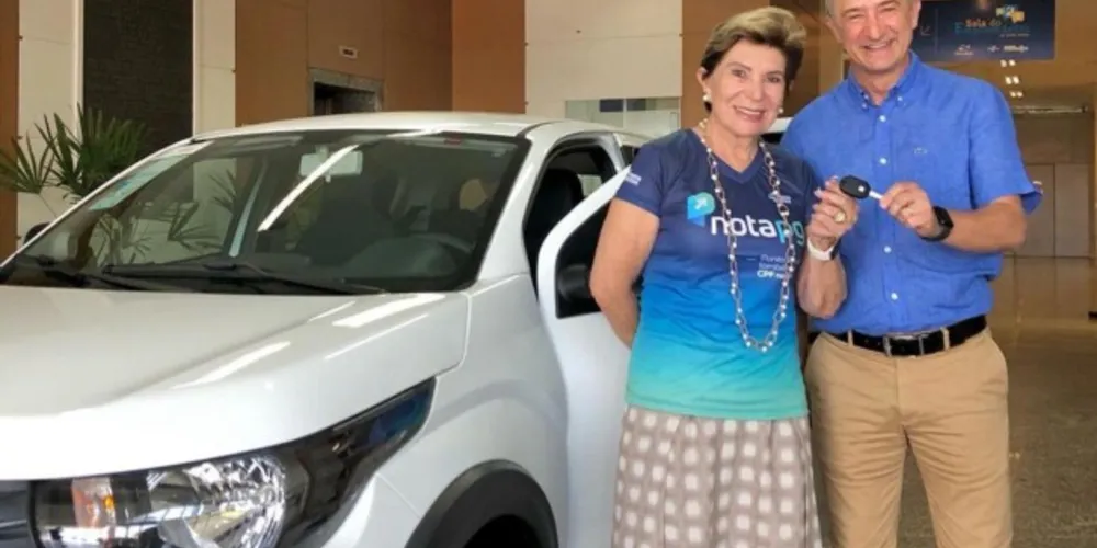 O carro 0km era o prêmio principal da Nota PG