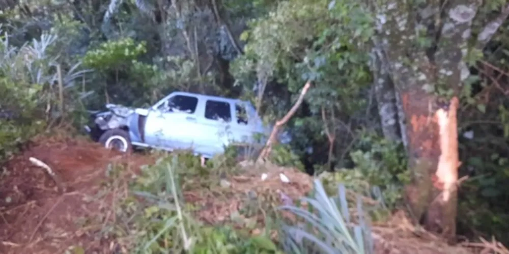 O acidente aconteceu na PR-151