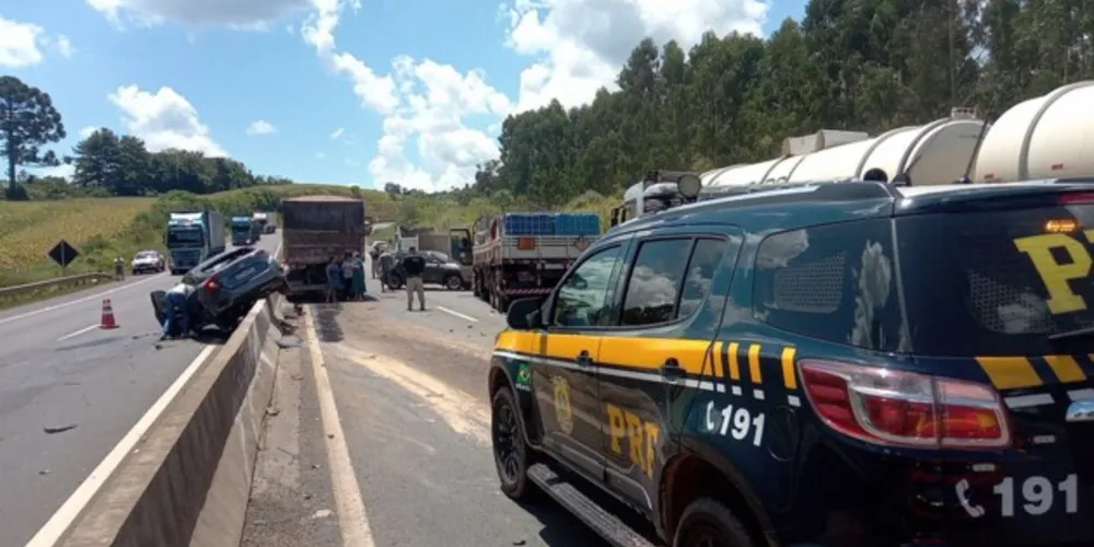 A Polícia Rodoviária Federal (PRF) foi acionada para prestar atendimento ao caso