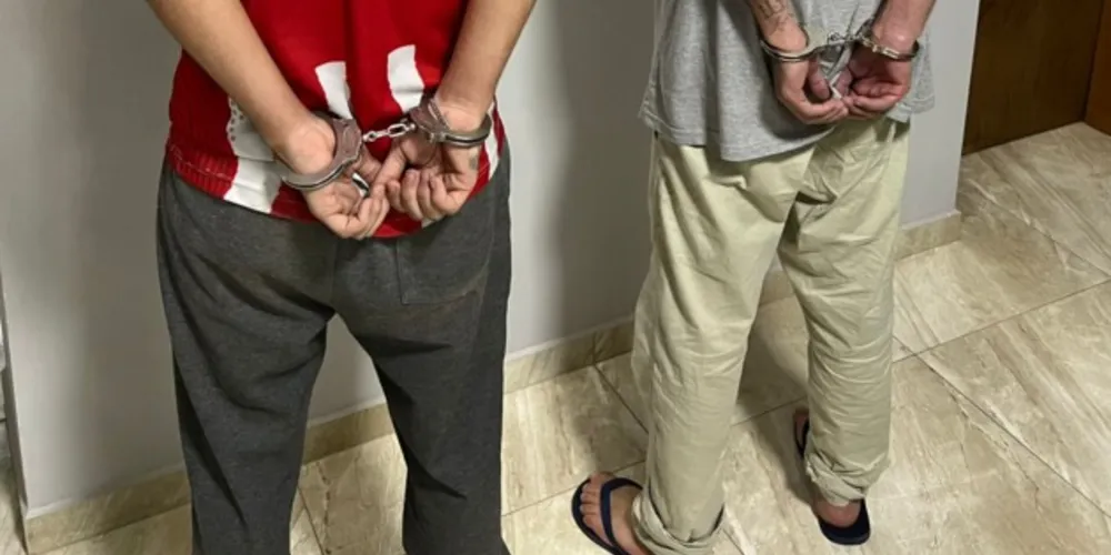 Suspeitos foram detidos na manhã desta quinta