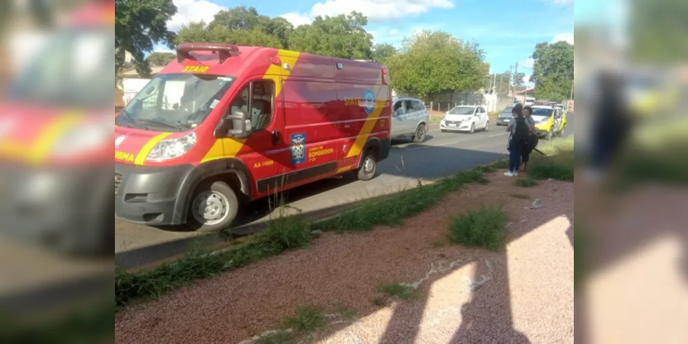 Relatos apontam que o rapaz teve apenas ferimentos leves. Ele foi socorrido por uma equipe do Corpo de Bombeiros (Siate)