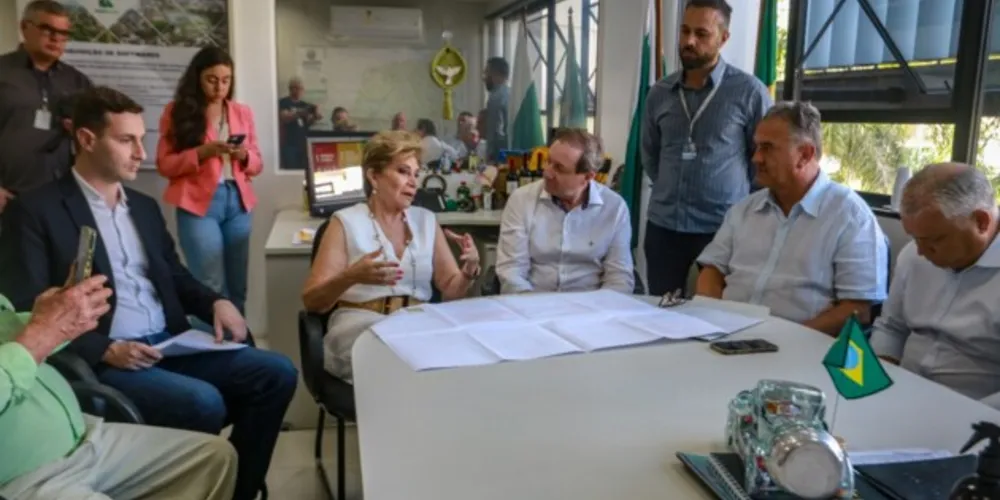 O anúncio foi detalhado em reunião na Prefeitura Municipal.