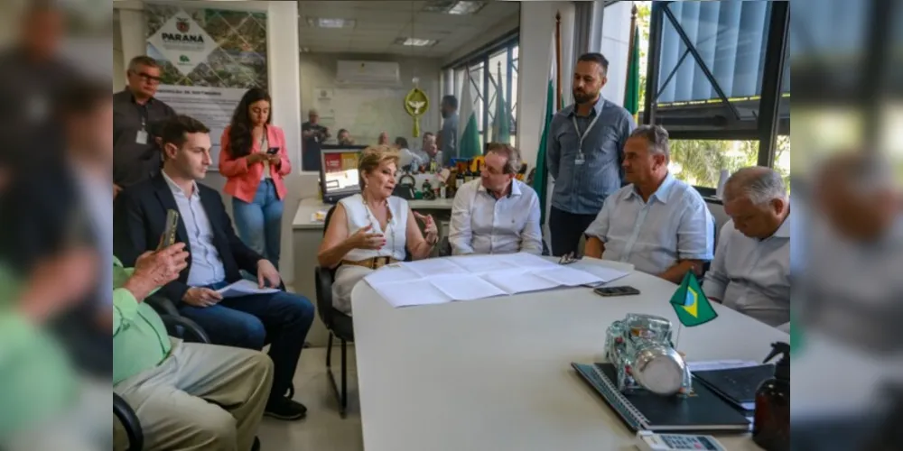 O anúncio foi detalhado em reunião na Prefeitura Municipal.