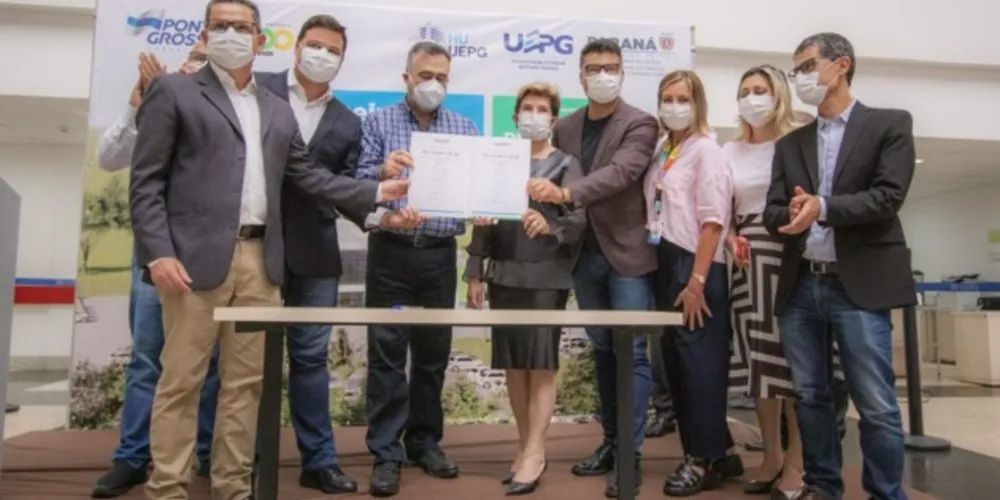 O anúncio foi feito pela Secretaria de Estado da Saúde (Sesa), Secretaria de Ciência, Tecnologia e Ensino Superior (Seti), Universidade Estadual de Ponta Grossa (UEPG) e Prefeitura Municipal de Ponta Grossa (PMPG)