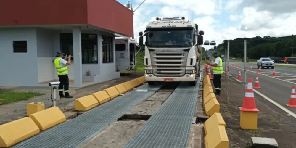 Nos próximos meses, mais quatro praças de pesagem também estarão em funcionamento nos Campos Gerais