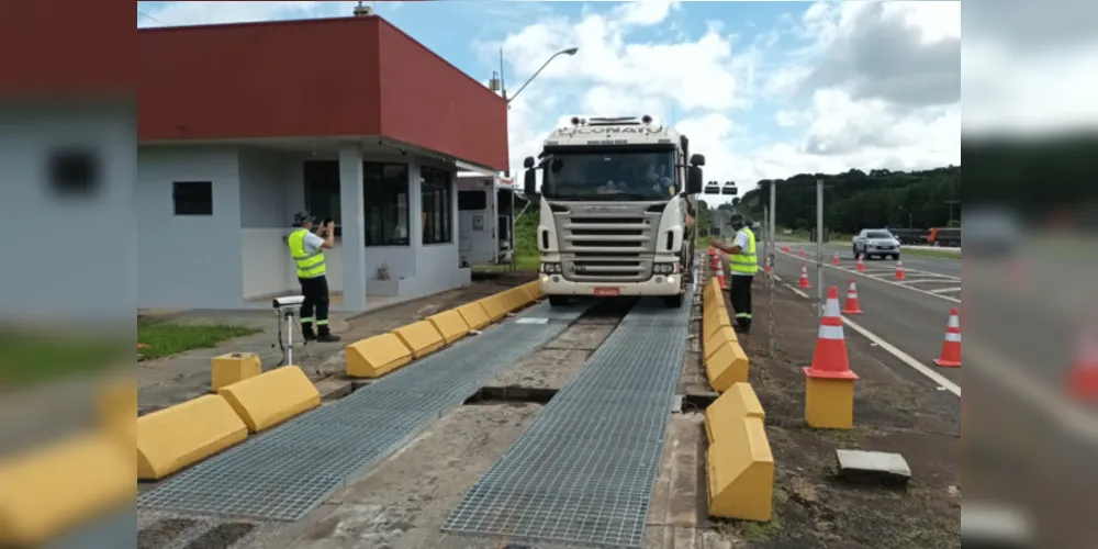 Nos próximos meses, mais quatro praças de pesagem também estarão em funcionamento nos Campos Gerais